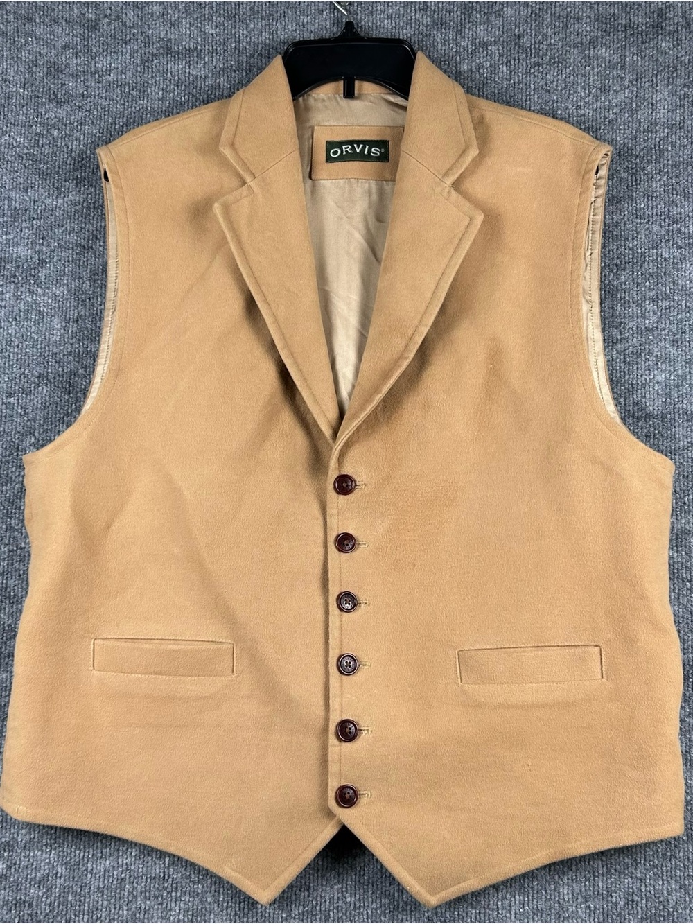 Orvis Suede Cotton Vest Old Money Heritage L